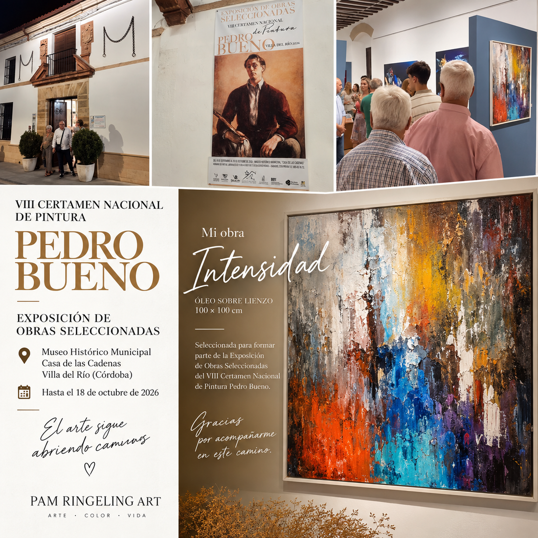Intensidad, seleccionada en el VIII Certamen Nacional de Pintura Pedro Bueno