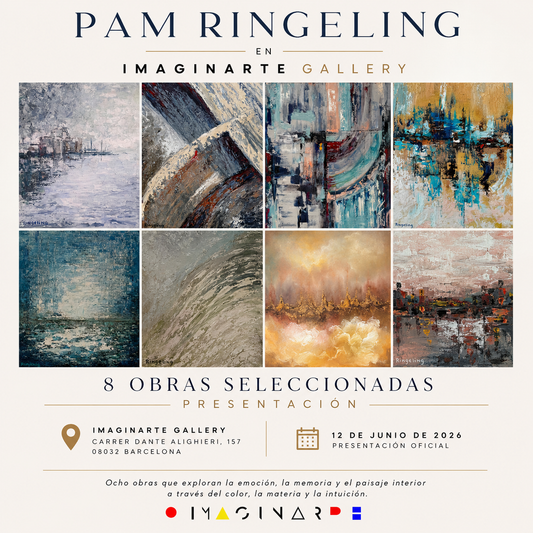 Pam Ringeling en Imaginarte Gallery — 8 Obras Seleccionadas, 12 de junio de 2026, Barcelona